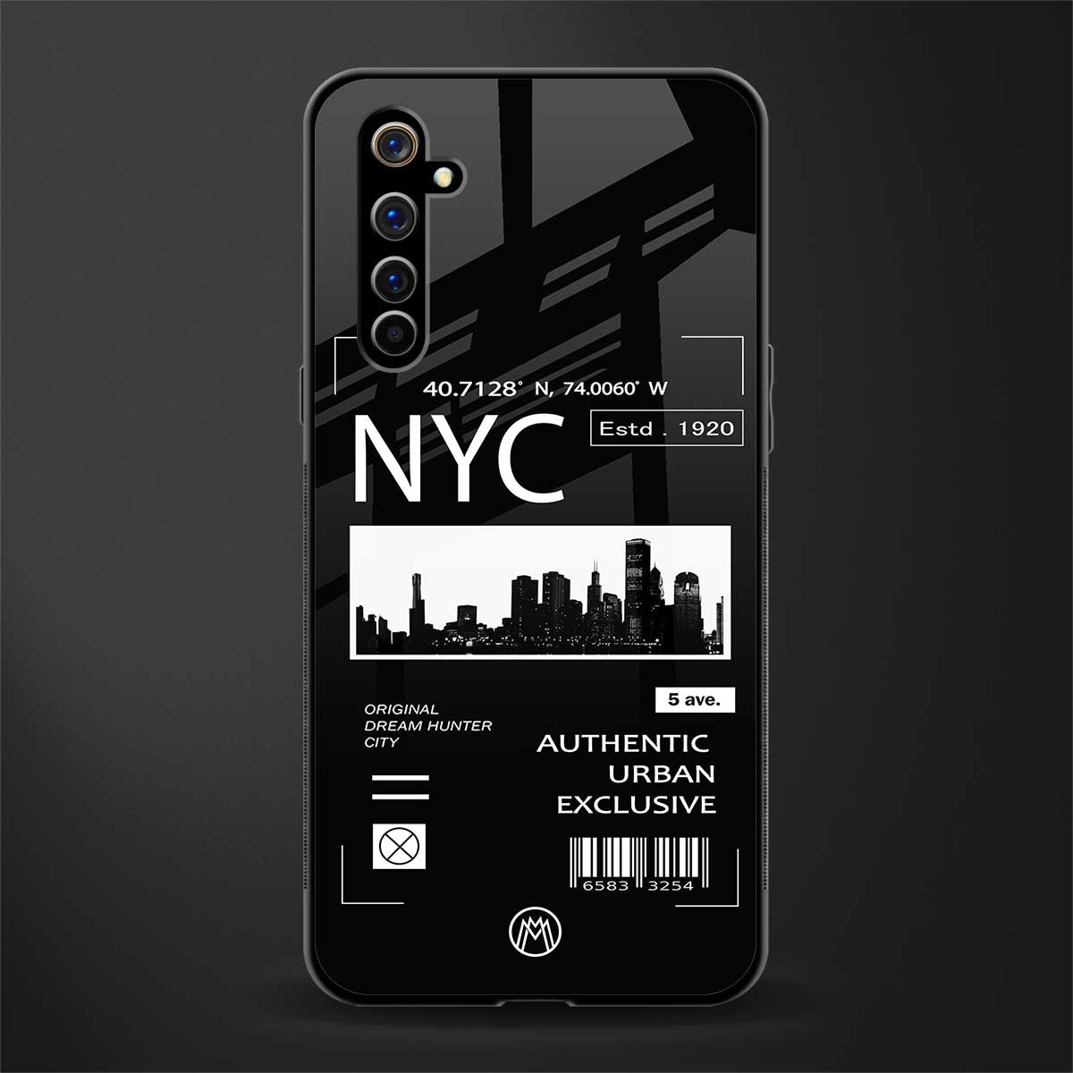 nyc glass case for realme x50 pro image