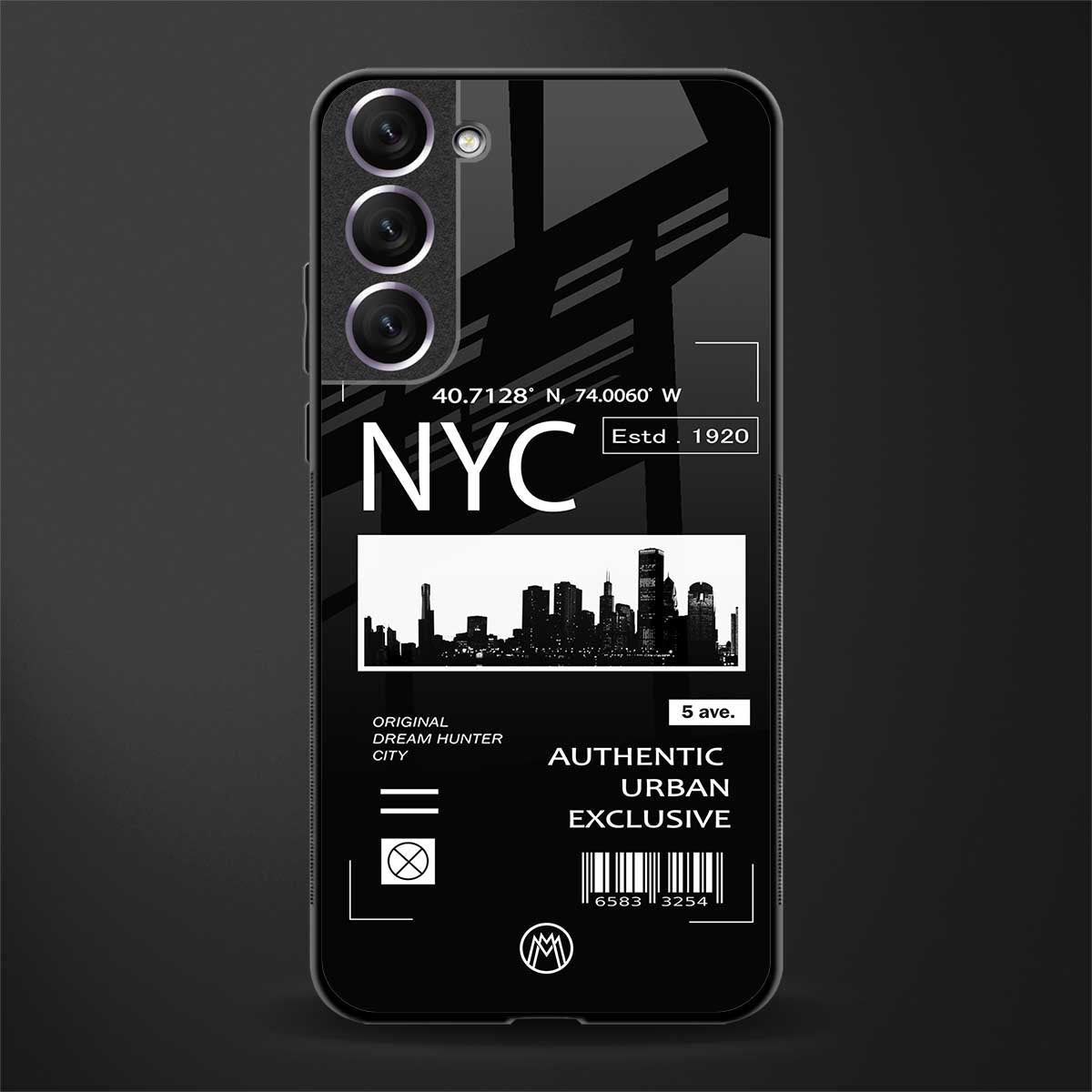 nyc glass case for samsung galaxy s22 5g image