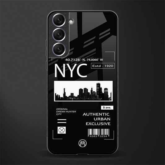 nyc glass case for samsung galaxy s22 5g image