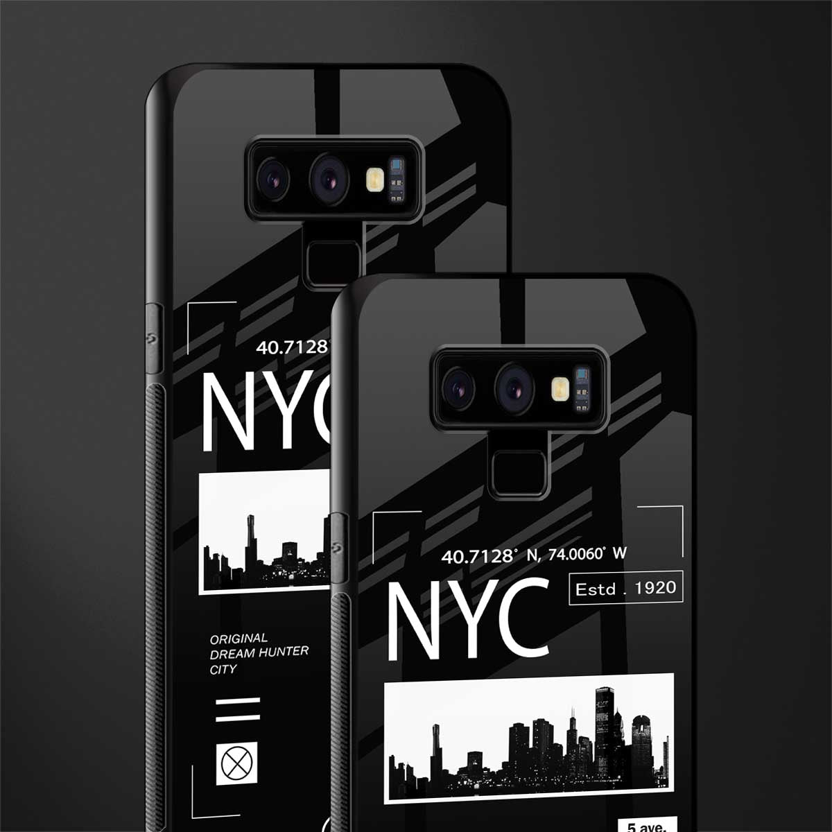 nyc glass case for samsung galaxy note 9 image-2