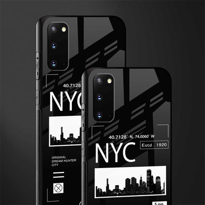 nyc glass case for samsung galaxy s20 image-2