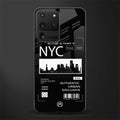 nyc glass case for samsung galaxy s20 ultra image