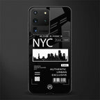 nyc glass case for samsung galaxy s20 ultra image