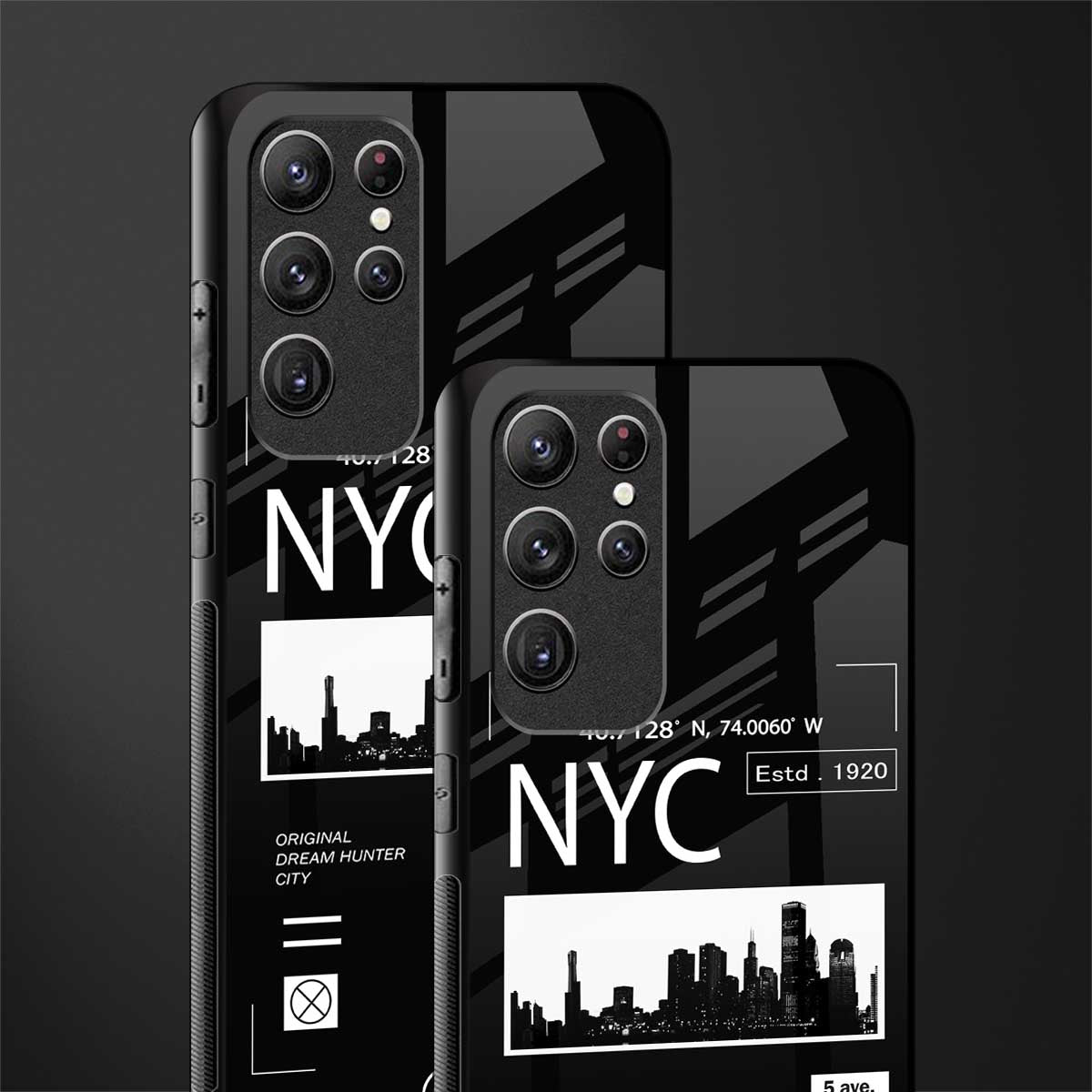 nyc glass case for samsung galaxy s22 ultra 5g image-2