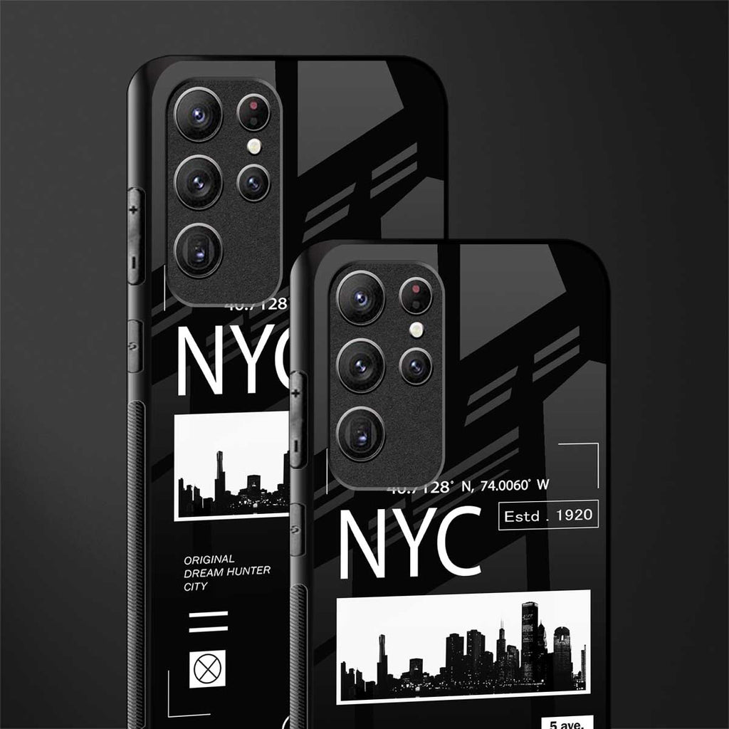 nyc glass case for samsung galaxy s21 ultra image-2