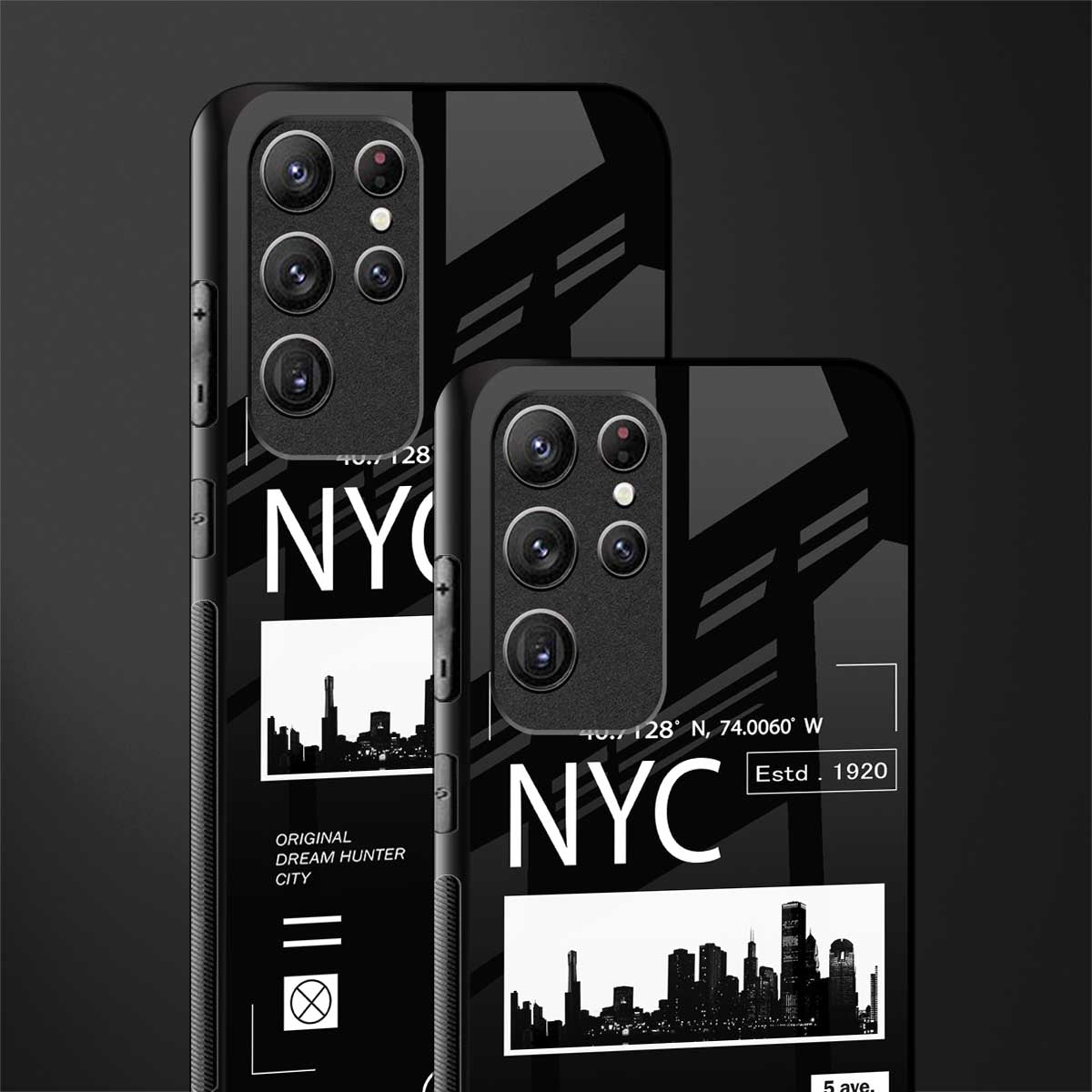 nyc glass case for samsung galaxy s21 ultra image-2