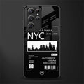 nyc glass case for samsung galaxy s21 ultra image