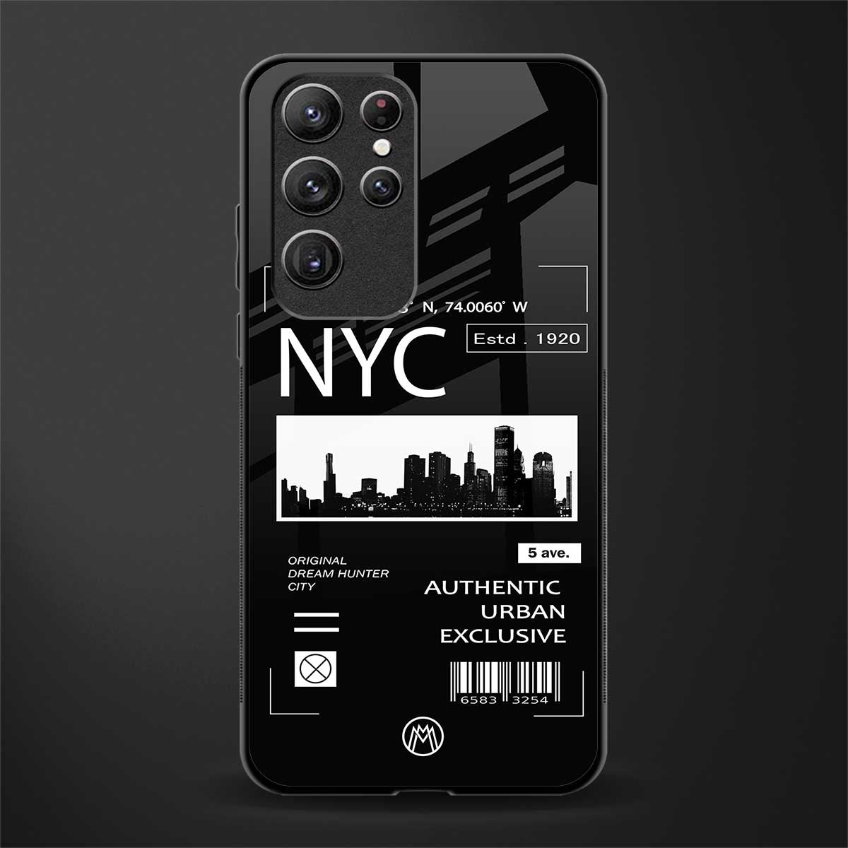 nyc glass case for samsung galaxy s21 ultra image