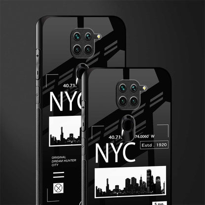 nyc glass case for redmi note 9 image-2