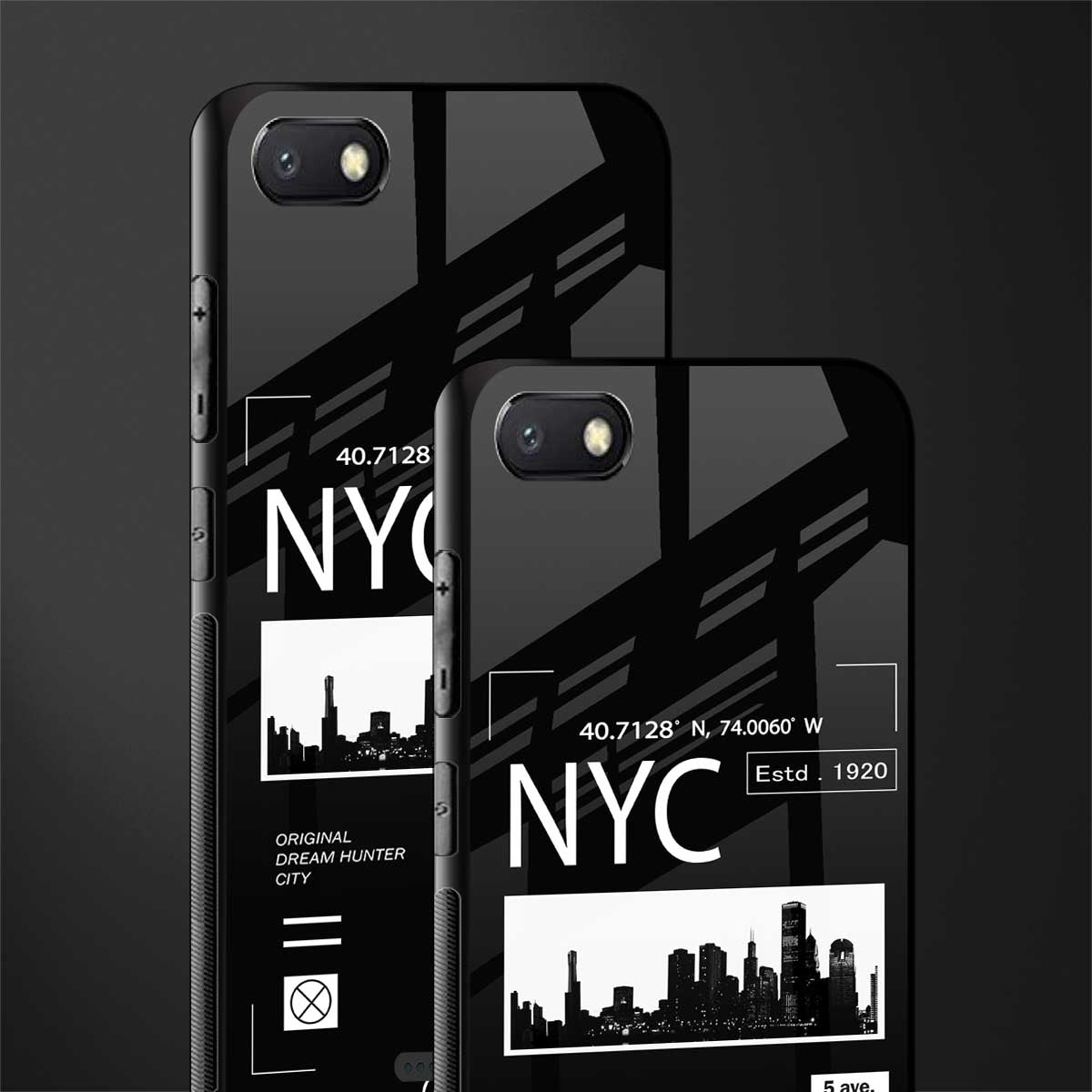 nyc glass case for redmi 6a image-2