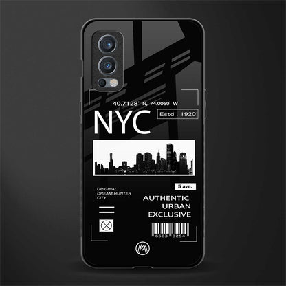 nyc glass case for oneplus nord 2 5g image