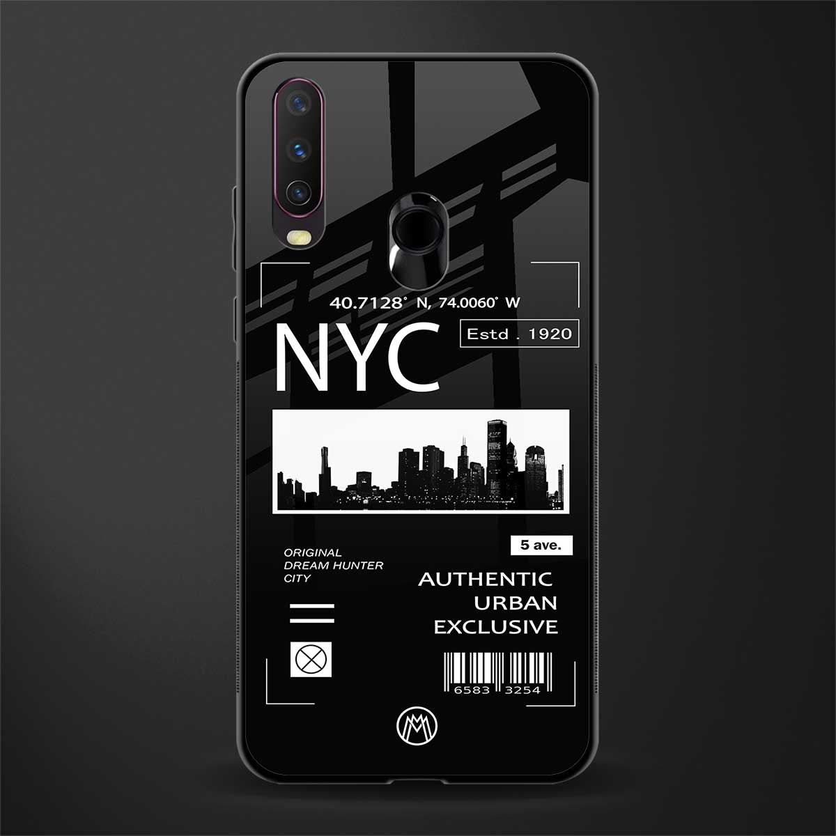 nyc glass case for vivo y12 image