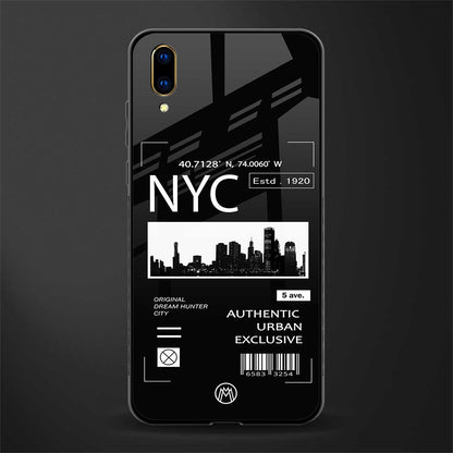 nyc glass case for vivo v11 pro image
