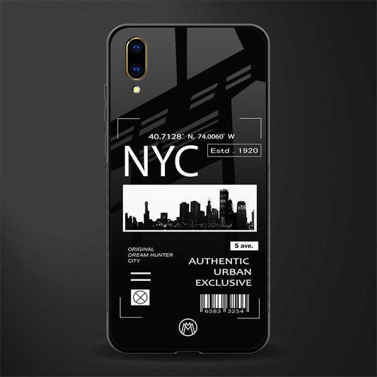 nyc glass case for vivo v11 pro image