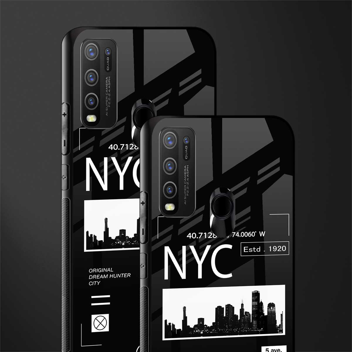 nyc glass case for vivo y50 image-2