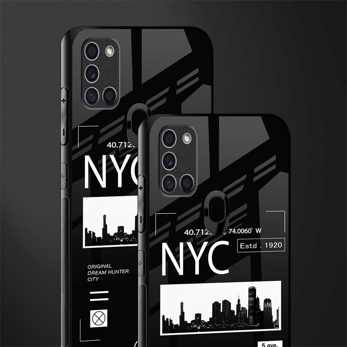 nyc glass case for samsung galaxy a21s image-2