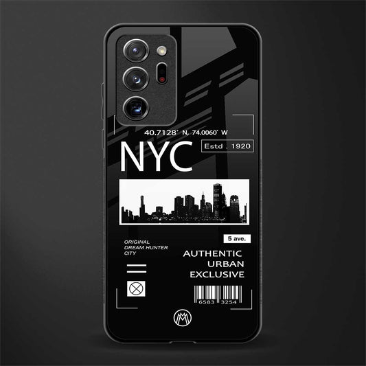 nyc glass case for samsung galaxy note 20 ultra 5g image