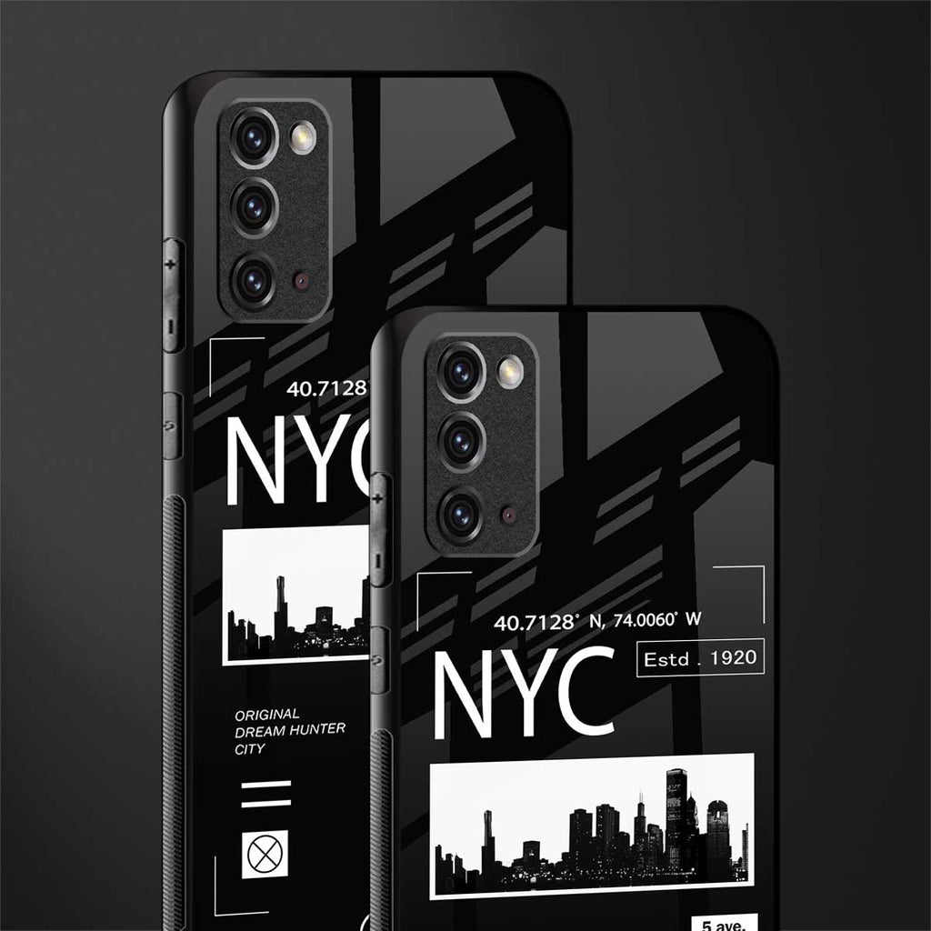 nyc glass case for samsung galaxy note 20 image-2