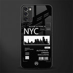 nyc glass case for samsung galaxy note 20 image