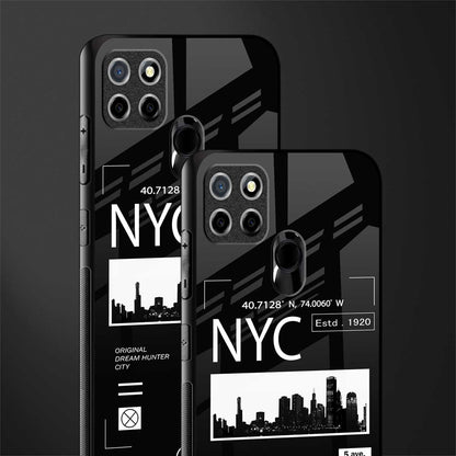 nyc glass case for realme narzo 30a image-2