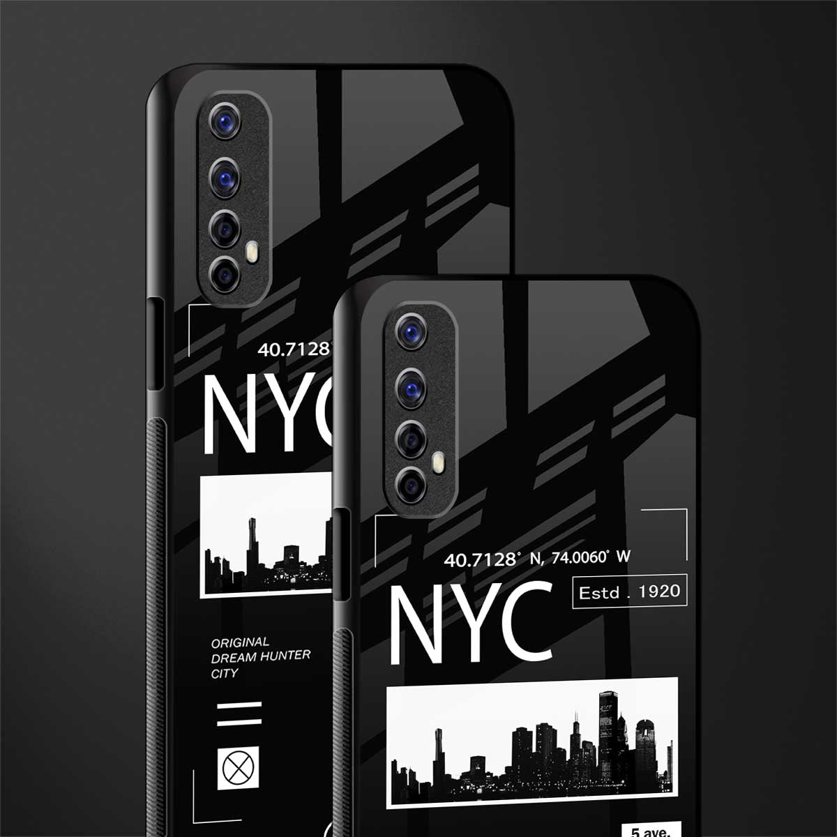 nyc glass case for realme 7 image-2