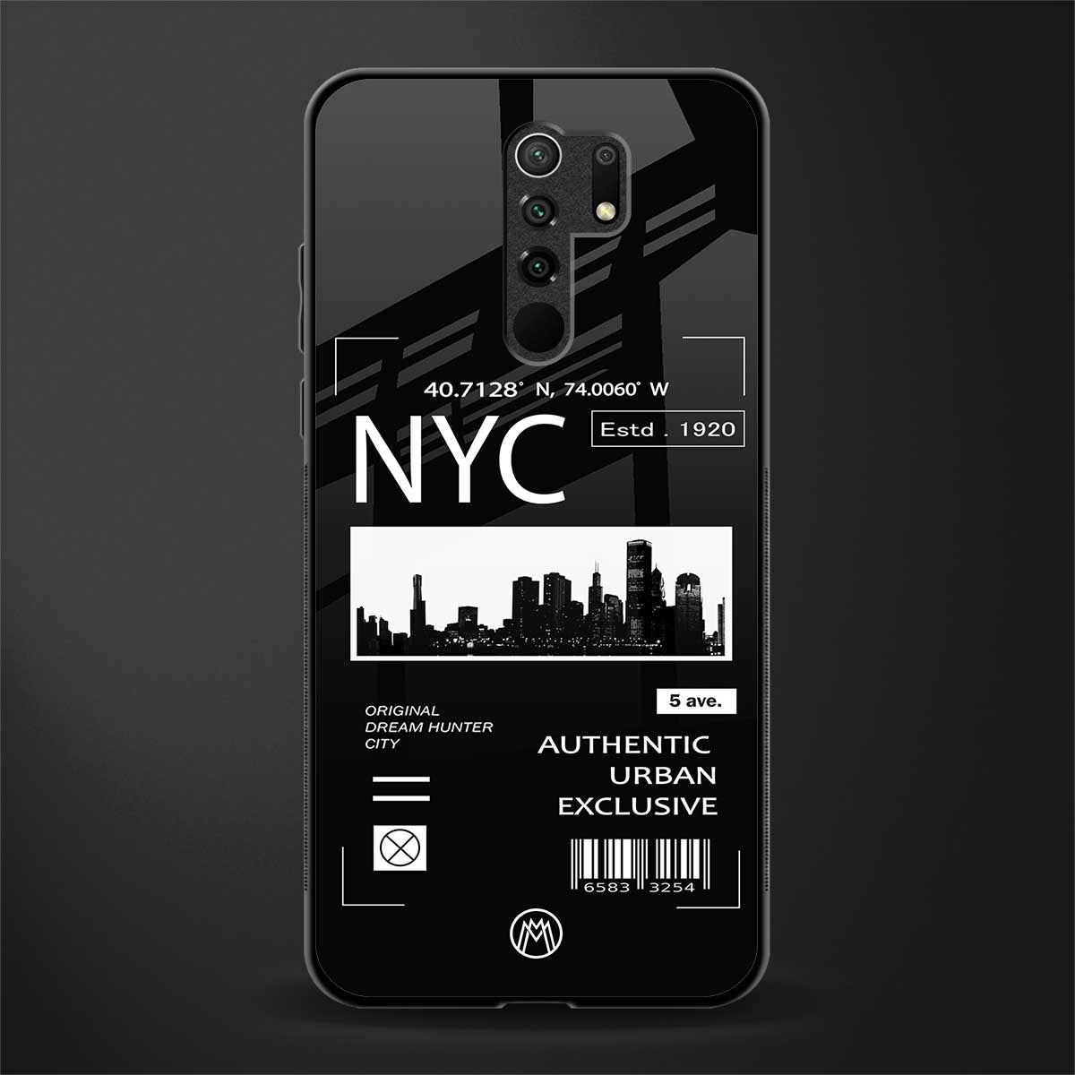 nyc glass case for poco m2 reloaded image