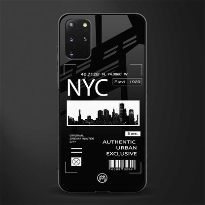 nyc glass case for samsung galaxy s20 plus image