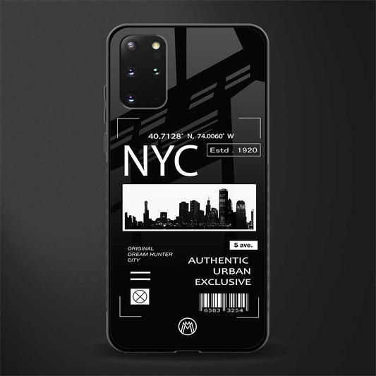 nyc glass case for samsung galaxy s20 plus image