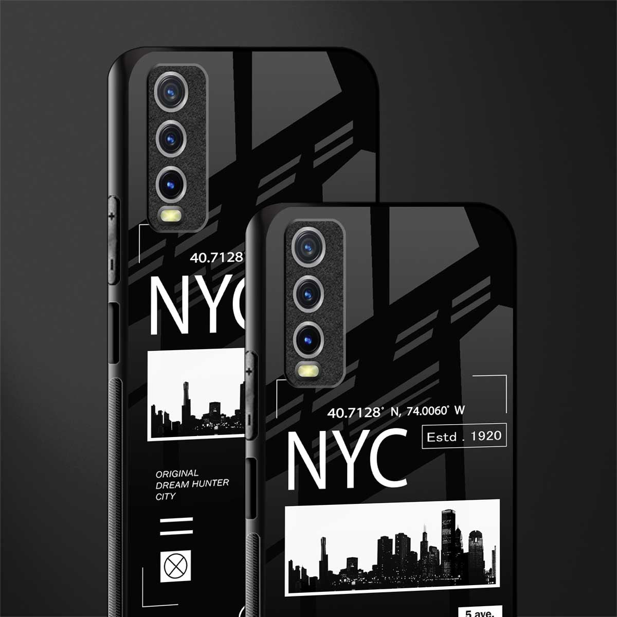 nyc glass case for vivo y20 image-2