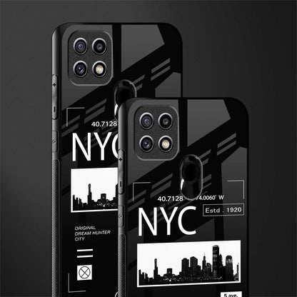 nyc glass case for oppo a15s image-2