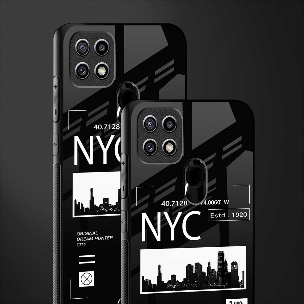 nyc glass case for oppo a15 image-2