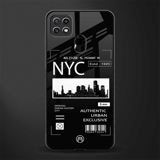 nyc glass case for oppo a15s image