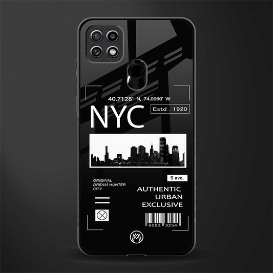 nyc glass case for oppo a15 image