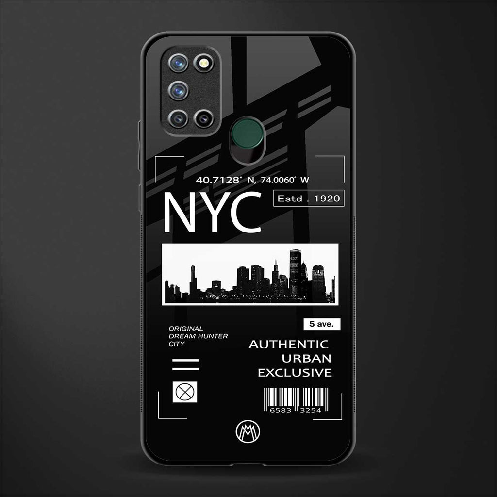 nyc glass case for realme 7i image