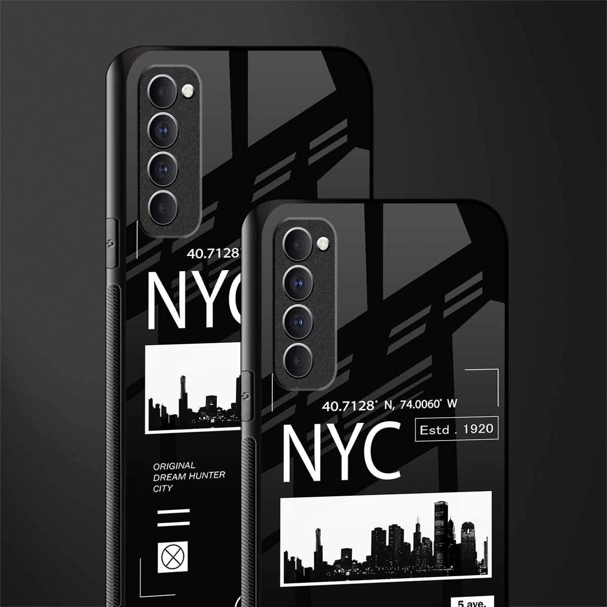 nyc glass case for oppo reno 4 pro image-2