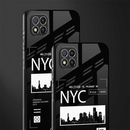 nyc glass case for poco c3 image-2
