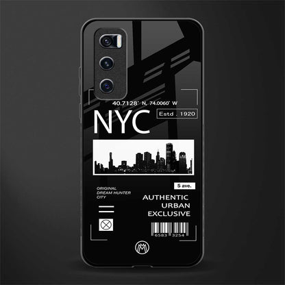 nyc glass case for vivo v20 se image