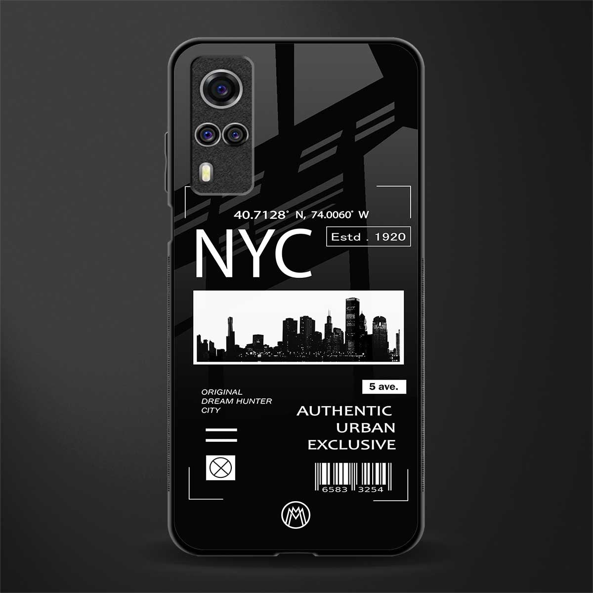 nyc glass case for vivo y51a image