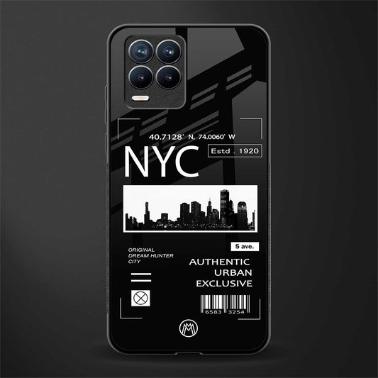 nyc glass case for realme 8 pro image