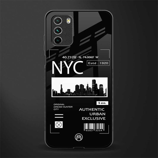 nyc glass case for poco m3 image