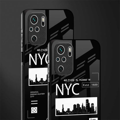 nyc glass case for redmi note 10s image-2