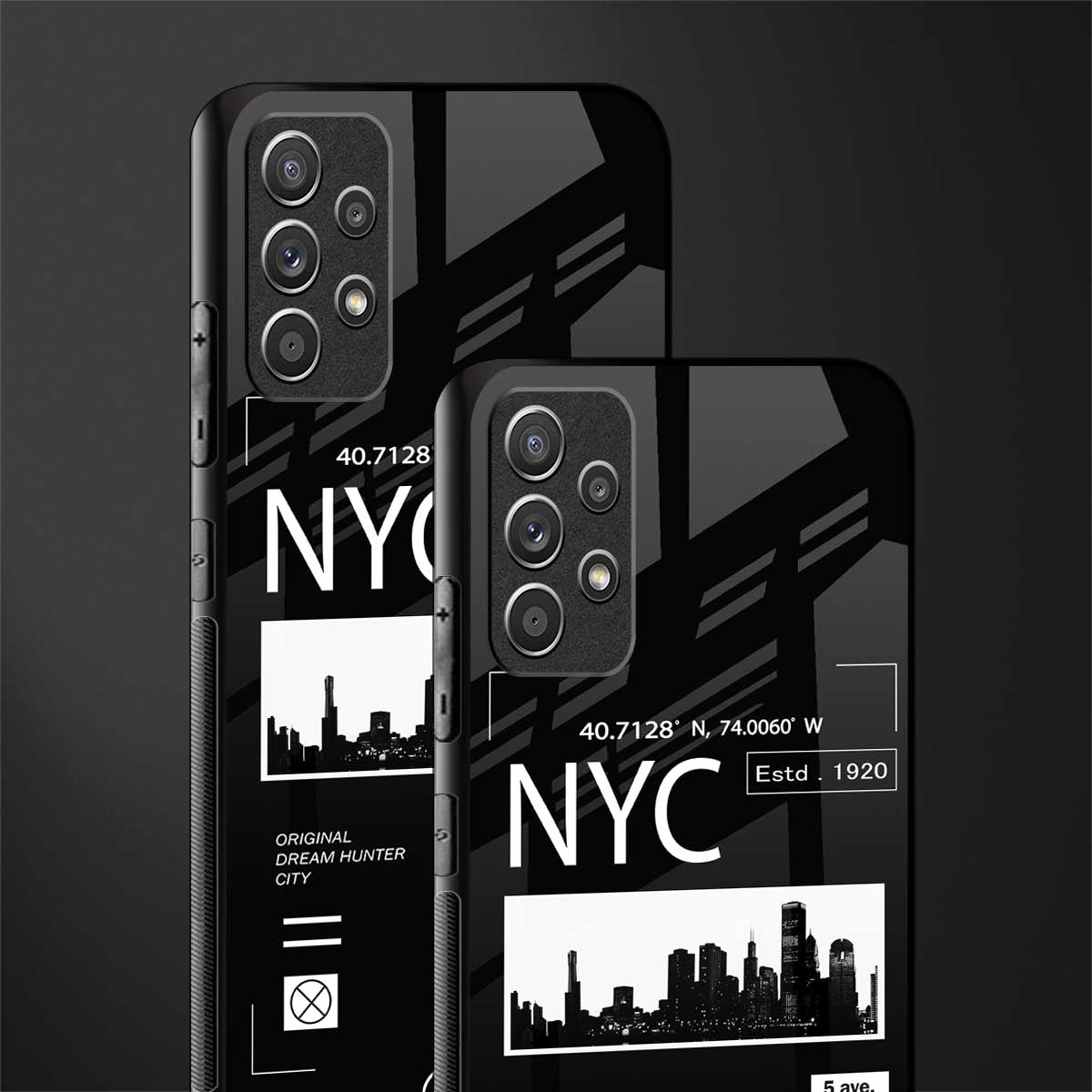 nyc glass case for samsung galaxy a52s 5g image-2