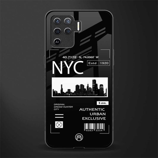 nyc glass case for oppo f19 pro image