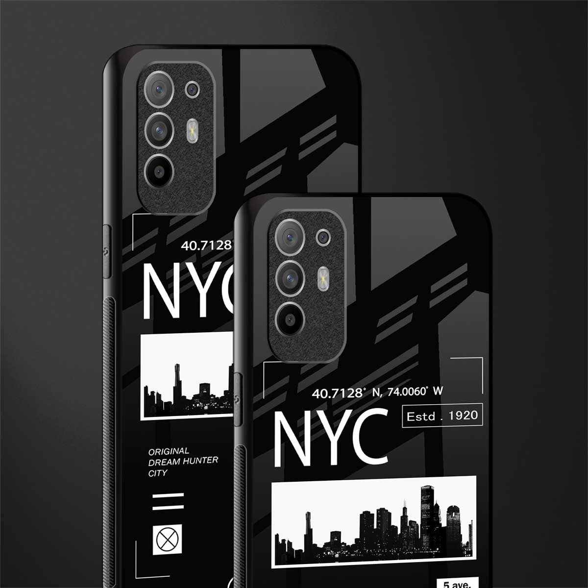 nyc glass case for oppo f19 pro plus image-2