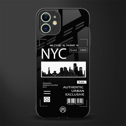 nyc glass case for iphone 12 image