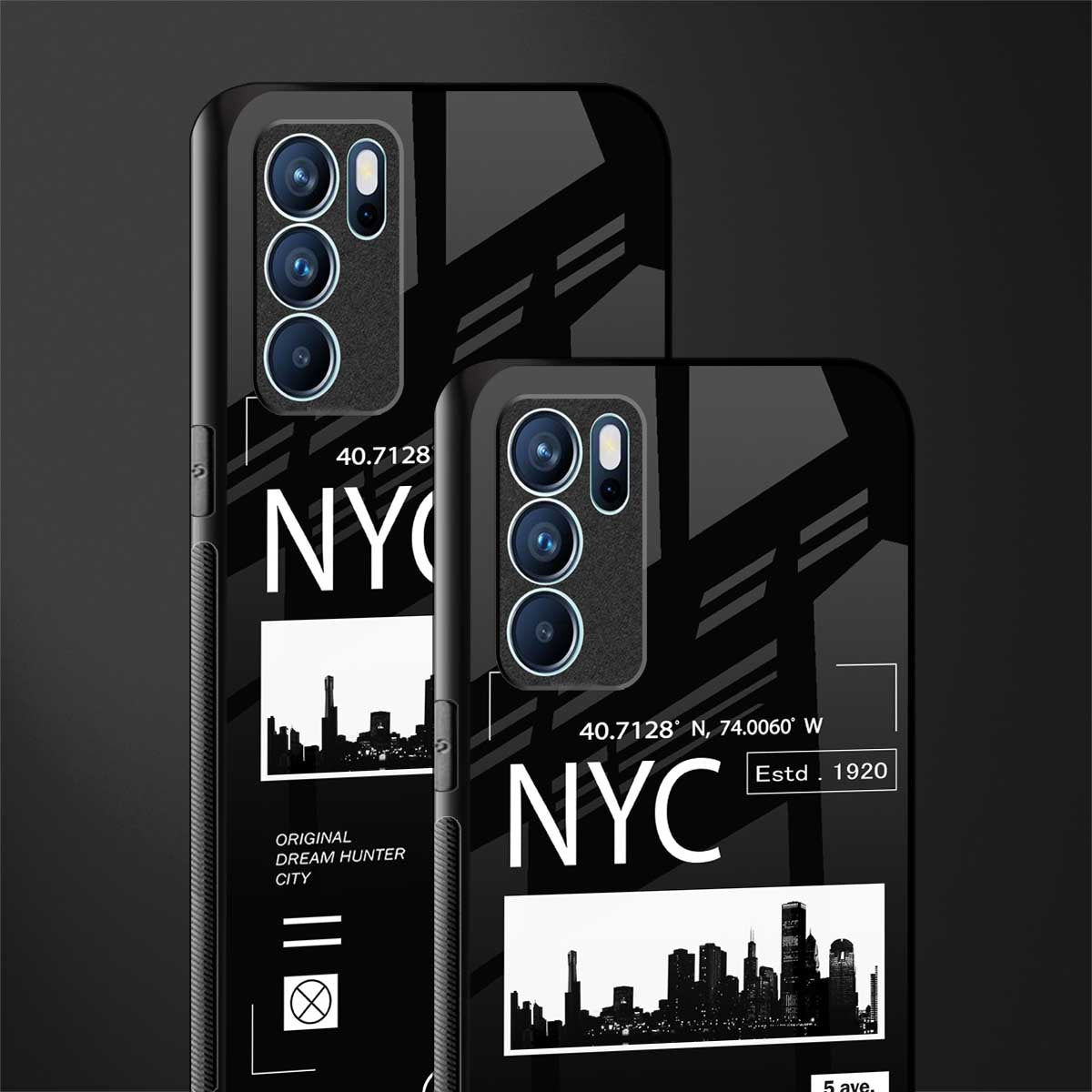 nyc glass case for oppo reno6 pro 5g image-2