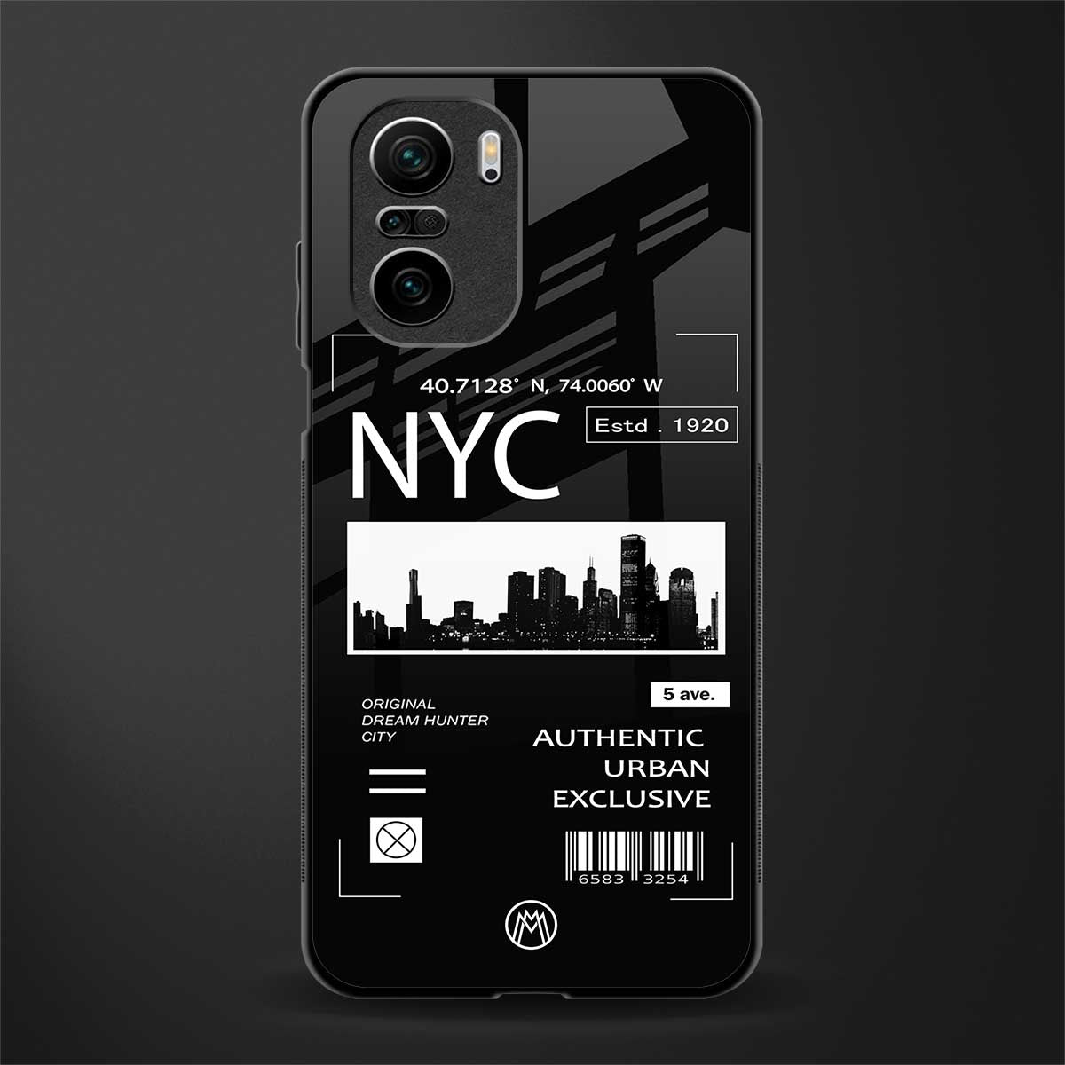 nyc glass case for mi 11x 5g image