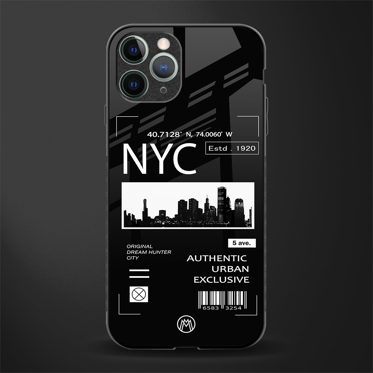 nyc glass case for iphone 11 pro image