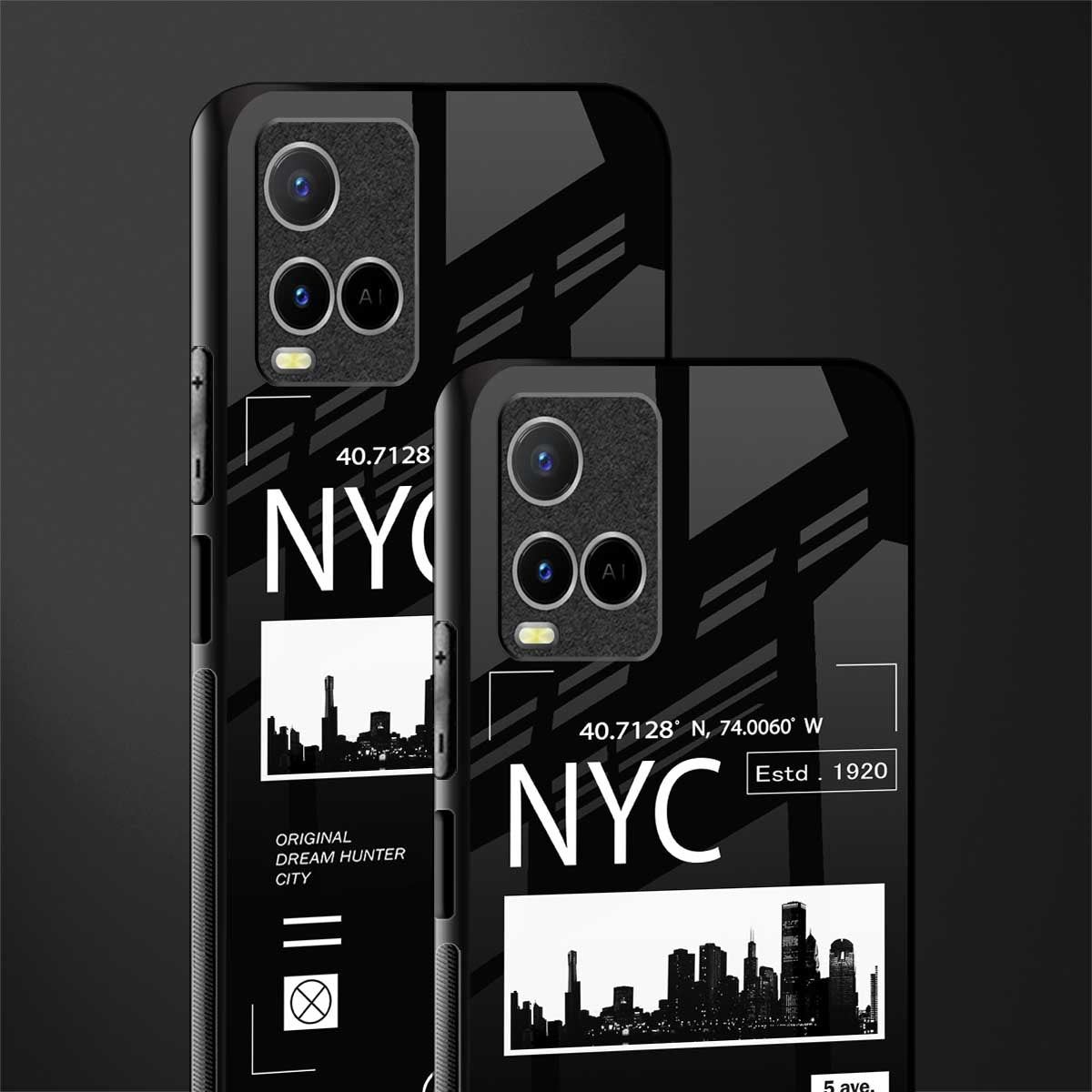 nyc glass case for vivo y21 image-2