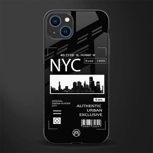 nyc glass case for iphone 13 image